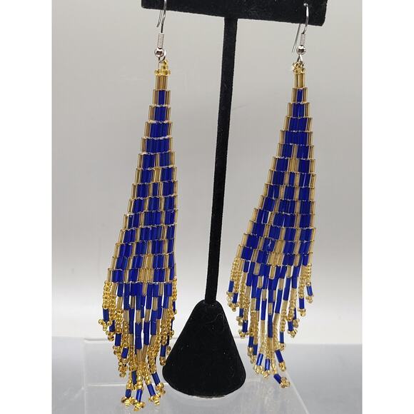 Vintage Pendant & Earrings Set Dangle Drop Necklace Matching Jewelry - Picture 7 of 11